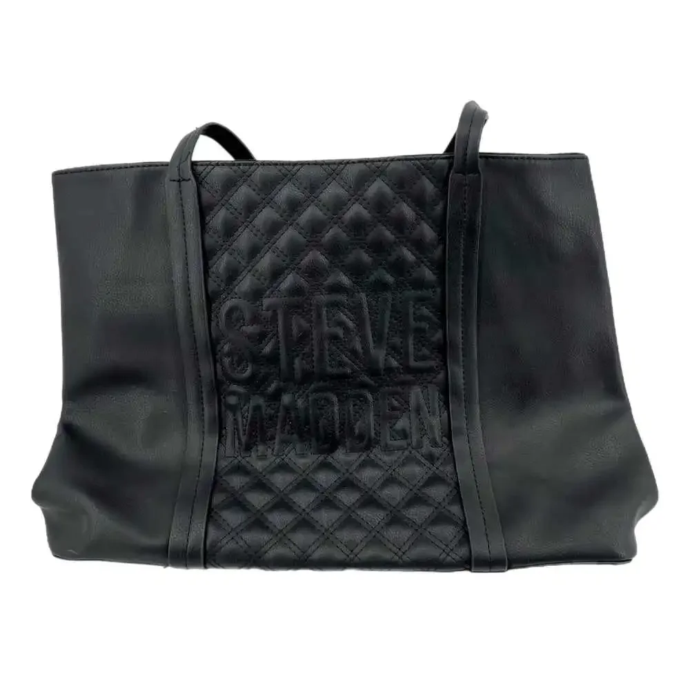 Steve Madden Black Classic Solid Tote Bag | Women’s One Size